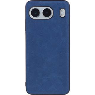 EIDERWOOD OnePlus Nord 4 Læderbelagt Plastik Bagside Cover - Blå