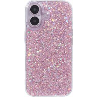 EIDERWOOD iPhone 16 Glitter Bagside Cover - Lyserød