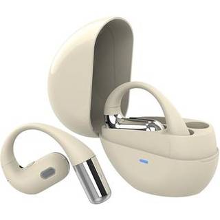 Bluetooth-hovedtelefoner med åbne ører og støjreduktion F15 - Beige