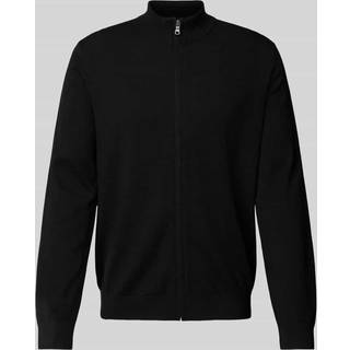 OLYMP Herren Cardigan schwarz unifarben