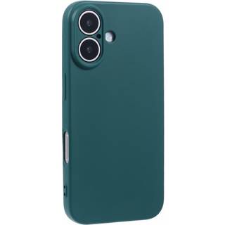 EIDERWOOD iPhone 16 Mat Fleksibel Plastik Bagside Cover - Mørkegrøn