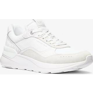 MK Trevor Mixed-Media Trainer - White - Michael Kors - EU 42