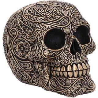 Paisley Black & Gold Totenkopf 15cm