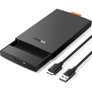 Ugreen SSD/HDD 2.5'' USB 3.0 SATA kabinet – sort (CM237)