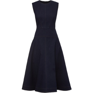 Veronica Beard Karrigan denim midi dress - blue - 4 XS