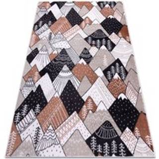 Tæppe SJOV Tops til børn, bjerge, tinder creme 240x330 cm