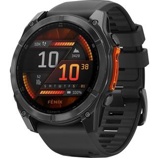 Garmin fēnix® 8 - 51 mm AMOLED Sapphire, Unisex GPS Ur til Løb og Outdoor - På lager - Hurtig levering