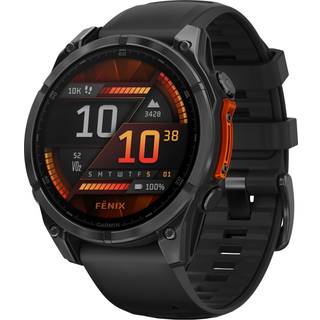 Garmin Fenix 8 47MM AMOLED Sapphire 010-02904-11 - Herre - 47 mm - Smartwatch - Quartz m. Oplader - Safirglas