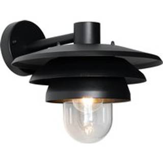 Design udendørs væglampe sort IP44 - Morty