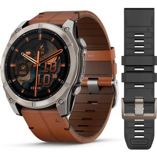 Garmin Fenix 8 51MM AMOLED Sapphire 010-02905-40 - Herre - 51 mm - Smartwatch - Quartz m. Oplader - Safirglas