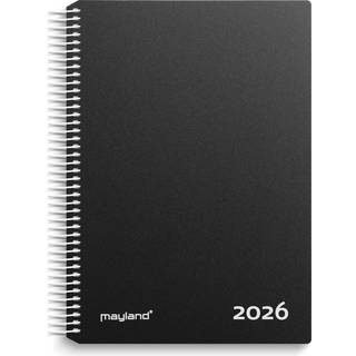 Mayland 2026 26218000 timekalender 24,2x18,5cm sort