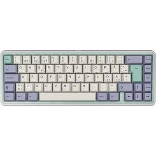 Varmilo VXT68 Minilo Eucalyptus TLK 65% - Gateron G Pro 2.0 Red - ND - Gaming Tastatur - Nordisk - Beige