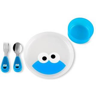 Skip Hop X Sesame Street Toddler Feeding 4-delt måltider Set Cookie Monster