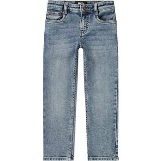 Molo GOTS Aksel Jeans Worn Denim 98 cm  Blå  98 cm  mand