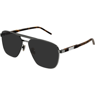 Gucci Mand GG1164S 001 Solbriller Metal Ruthenium Grå Firkantet Normal