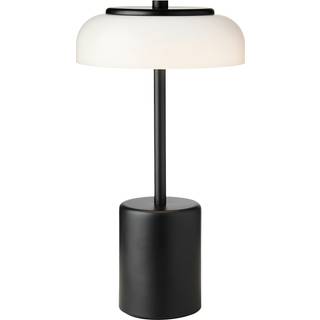 Nuura Blossi Transportabel Lampe Mini Sort/Opal