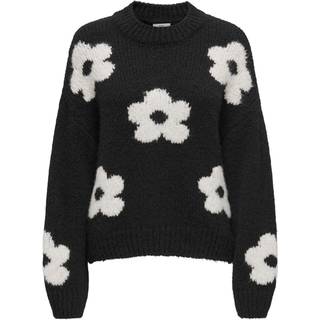 Kilian Flower Striktrøje, Black, XS