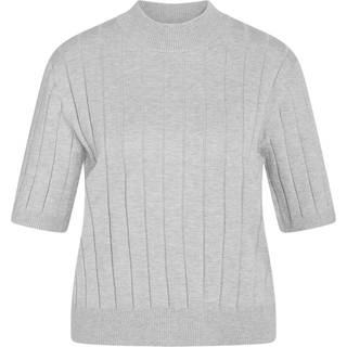 Bruuns Bazaar Women Anemonebbglady Knit Strik Bbw4059 Grey Melange (L)