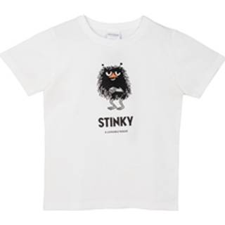 Mumitroldene Karakter Stinky T-shirt, Hvid, 86-92