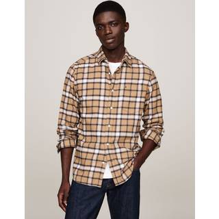 Brushed Shadow Check Regular Fit Shirt