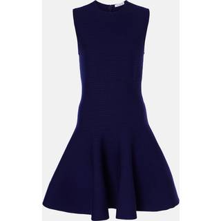 AlaÃ¯a Wool-blend minidress - blue - L