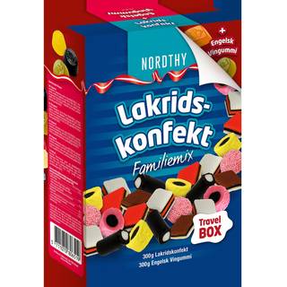 Lakridskonfekt & Engelsk Vingummi, 600g