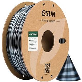 eSUN Silke Candy 1.75 mm 1 kg - Sølv Sort