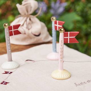 Keramik flag student - pris pr. stk