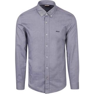 BOSS Black Herren Hemd blau meliert