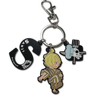 One Piece Sanji Three Stown Charm Keychain