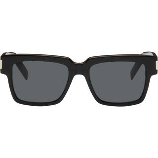 SAINT LAURENT Mand SL 732 VADIM 001 Solbriller Acetat Sort Sort Firkantet