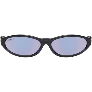 Balenciaga Unisex BB0007S 011 Solbriller Acetat Violet Violet Rund