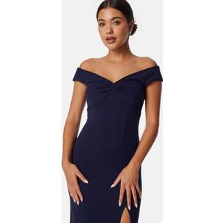 Twist Off Shoulder Gown