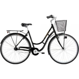Winther Shopping Classic Dame 7 Gear - Blank Sort - Retro cykler til damer - 52 cm