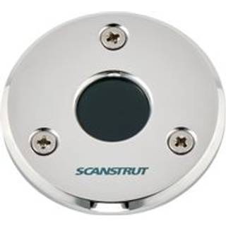 Kabelgennemføring Scanstrut DS-LP-16-S Low-profile Cable Seal, rustfrit stål (AISI 316), til kabel Ø2 - 8 mm, max tilslutning Ø16 mm, sølv