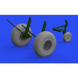 B-17F wheels oval tread 1/48