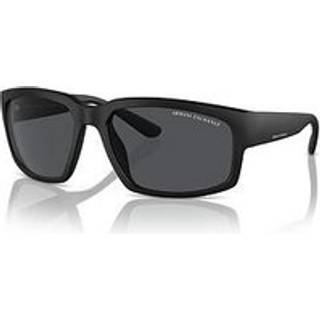 Armani Exchange AX4142SU Polarized 807887 61 Solbriller Mænd Black - Matte Black - 61mm
