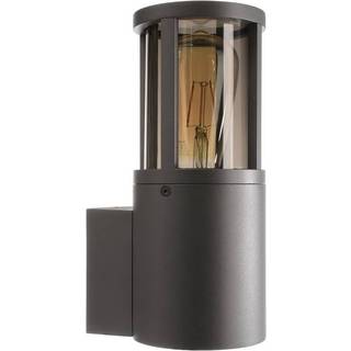 Deko-Light Udendørs væglampe Facado II, dæmpbar, Aluminium/grå/zink, Aluminium, Moderne