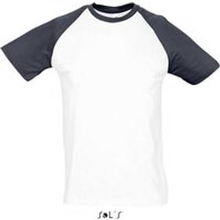 SOL´S L140 T-shirts White / Navy M