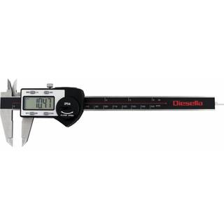 Diesella IP54 Digital Skydelære 0-150x 0,01 mm m. ABS (10218450)