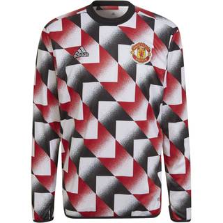Manchester United Warm opvarmningstrøje - White / Real Red / Black - L