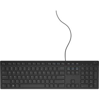 DELL KB216, Standard, Kabel, USB, QWERTY, Sort