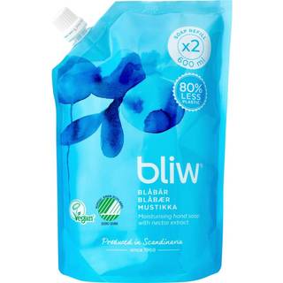 Bliw Blåbær Moisturising Soap Refill 600 ml