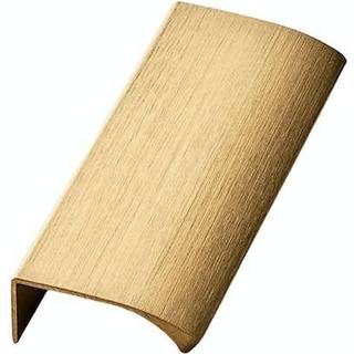 Beslag Design Edge Straight profilgreb, 100 mm, børstet messing