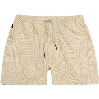 OAS Printed Swimshorts Cream Gondola