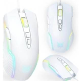 Onikuma CW905 gamingmus med USB og 6 DPI-niveauer - hvid