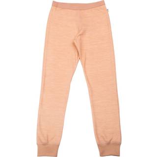 Leggings i ferskenfarvet i uld-bambus