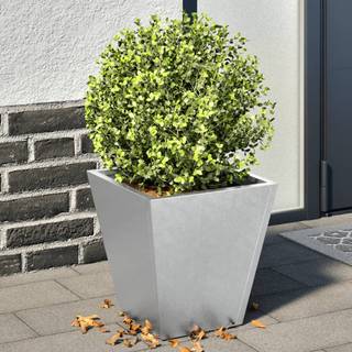 Plantekasse Stål Hvid - 2 / Galvaniseret stål/Grå / 30 x 30 x 30 cm