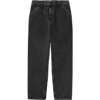 Single Knee Bukser, Black Stone Washed, W29/L32