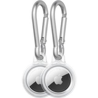 Tech21 Evo Clear AirTag 2-Pack Transparent